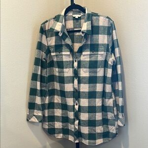 Signature Green and Cream Plaid Shirt
